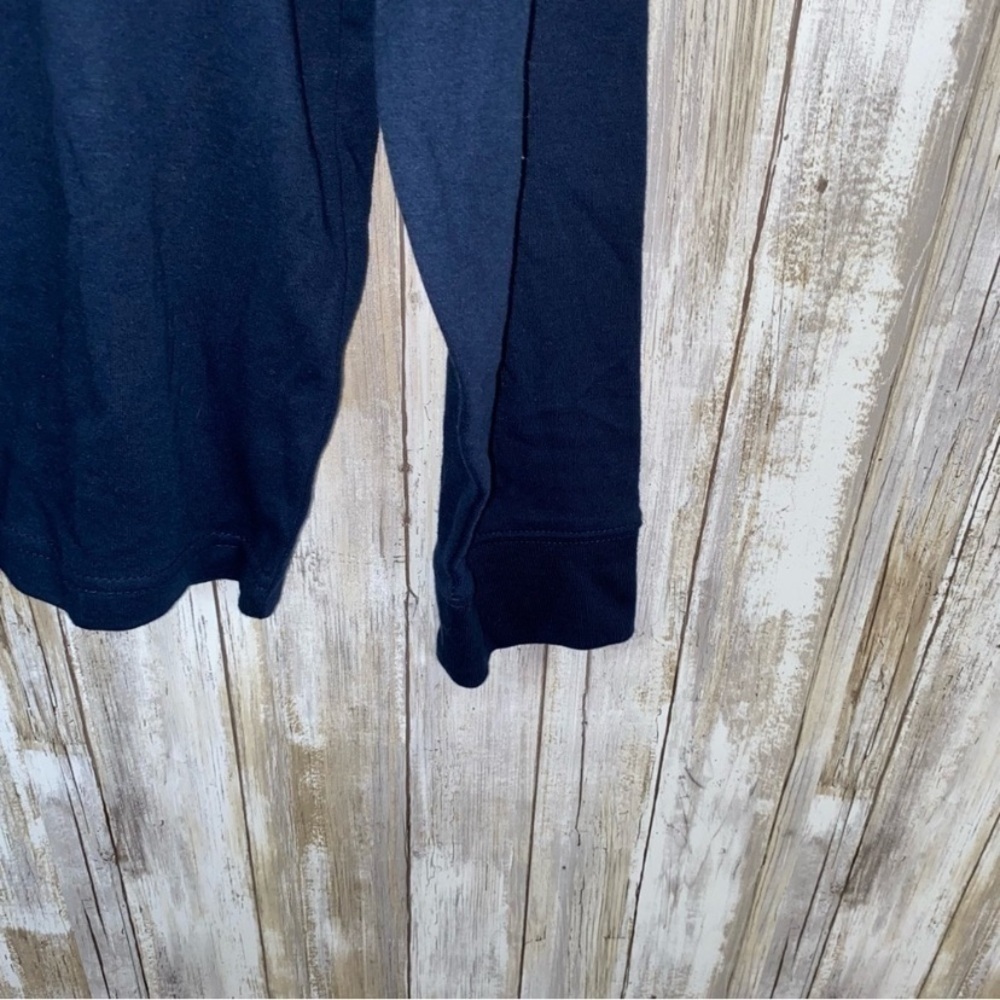 NWT St. John Navy Slim Fit Legacy Mockneck Tee - Picture 2 of 6